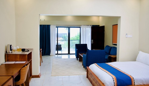 Habitación individual, vistas al jardín