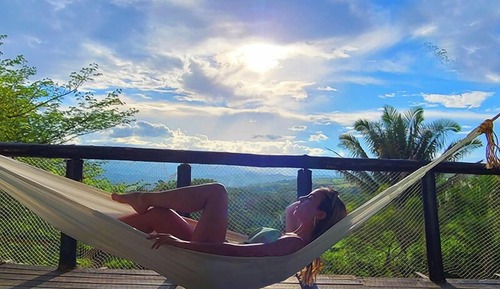 Cabaña estándar, balcón, vistas a la piscina