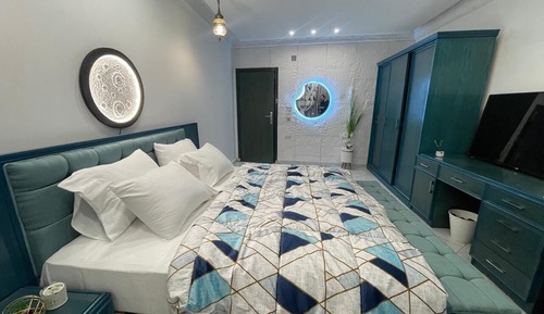 Estudio estándar, 1 cama de matrimonio grande, no fumadores, cocina básica