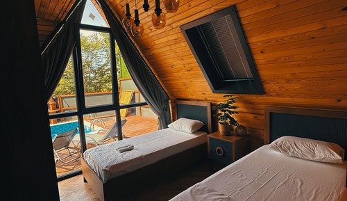 Bungalow clásico, vistas al lago