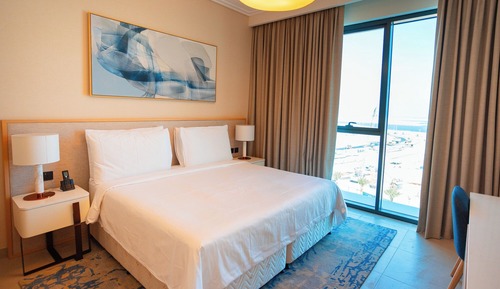 Apartamento, 1 habitación, vistas parciales al mar