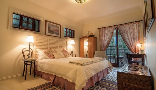 Habitación clásica doble, balcón, vistas al jardín