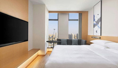 Habitación estándar, 1 cama de matrimonio grande, vistas a la ciudad