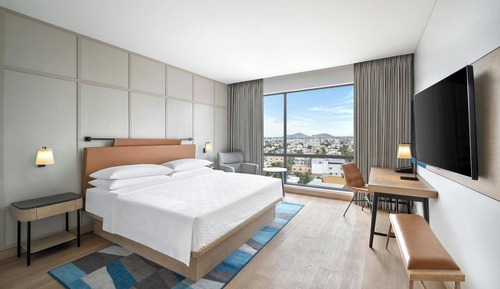Suite ejecutiva, 1 cama de matrimonio grande, no fumadores, vistas a la ciudad