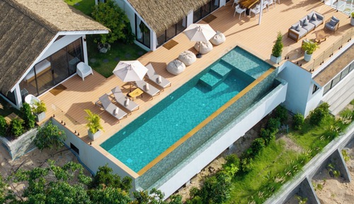 Villa de lujo, 4 habitaciones, piscina privada, vistas al mar