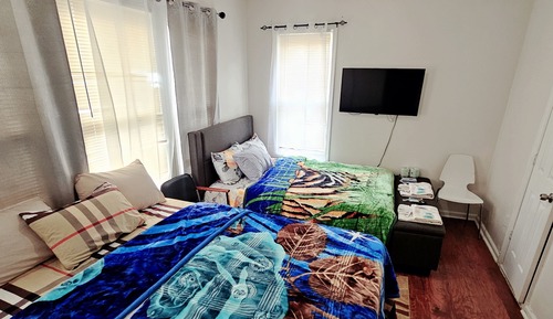Habitación de lujo doble, 2 camas de matrimonio, no fumadores, baño privado
