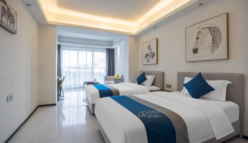 Habitación estándar con 2 camas individuales, vistas al jardín
