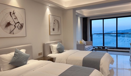 Habitación Confort con 2 camas individuales, vistas al mar
