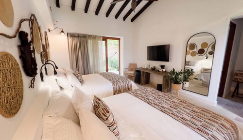 Habitación cuádruple, 2 camas dobles