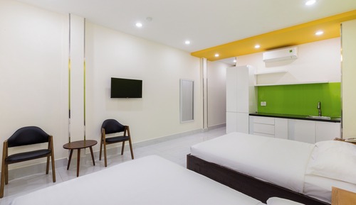 Habitación básica con 1 cama doble o 2 individuales