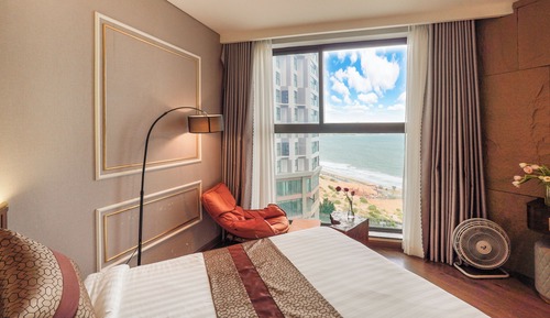 Habitación Business cuádruple, vistas al mar