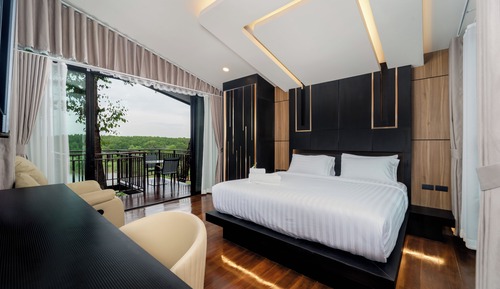 Suite Deluxe, balcón, vistas al lago