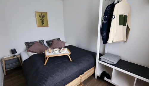 Apartamento tradicional, 1 cama de matrimonio con sofá cama