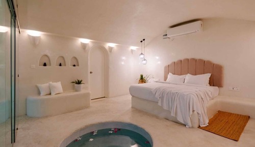 Habitación de luna de miel, patio, vistas al jardín