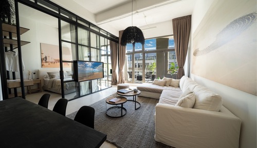 Apartamento Deluxe, 3 habitaciones, balcón, vistas a la piscina