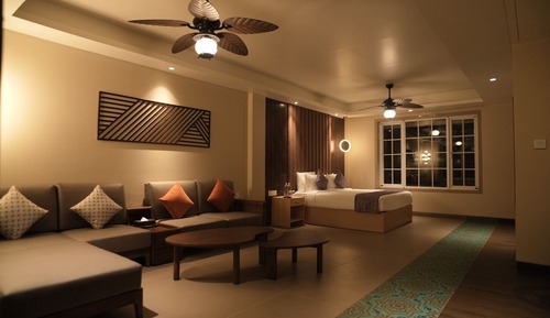 Habitación Deluxe con 2 camas individuales, vistas al jardín