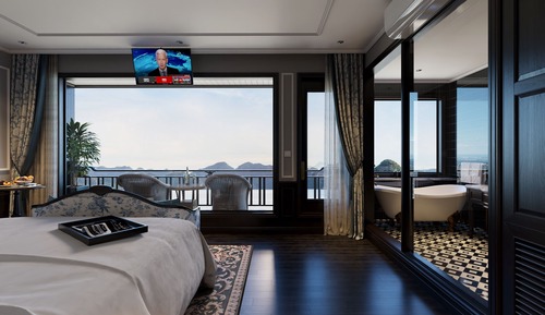 Habitación Deluxe, balcón, vistas al mar