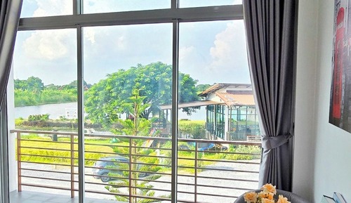 Casa Deluxe, balcón, vistas al lago