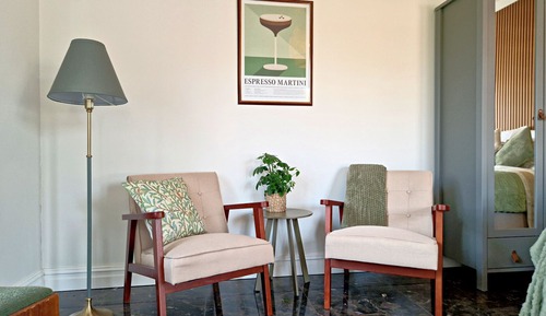 Habitación Deluxe doble, 1 cama de matrimonio grande, baño privado, vistas al jardín
