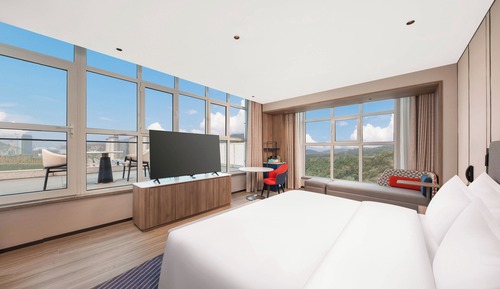 Habitación estándar, 1 cama de matrimonio grande, balcón