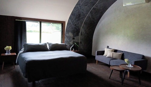 Cabaña Elite, 1 cama de matrimonio grande, sauna