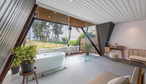 Habitación Deluxe, vistas parciales al mar
