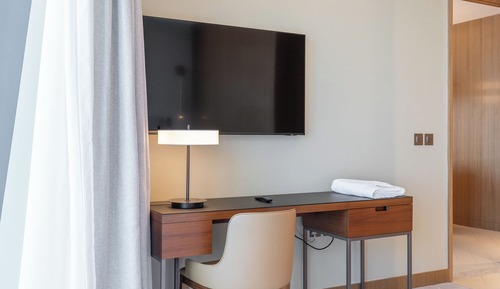 Apartamento Deluxe, 1 cama de matrimonio grande, no fumadores, vistas a la ciudad