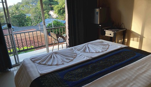 Habitación Deluxe doble, balcón, vistas a la montaña