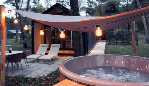 Chalet Deluxe, vistas al jardín