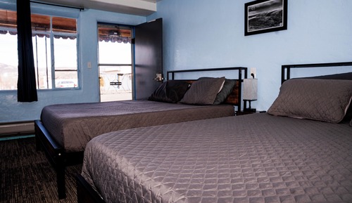 Habitación Deluxe, 2 camas de matrimonio, vistas a la montaña