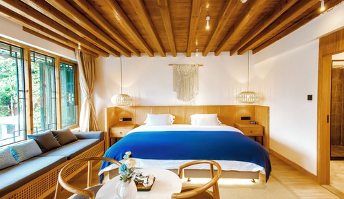 Habitación individual Elite, 1 cama de matrimonio grande, vistas a la montaña