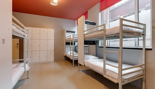Bed in 14-bed Mixed Dorm, Shared Bathroom