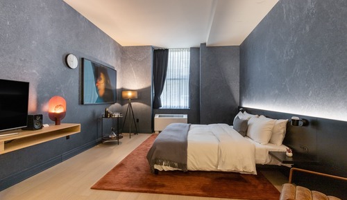 Estudio Deluxe, 1 cama de matrimonio grande con sofá cama