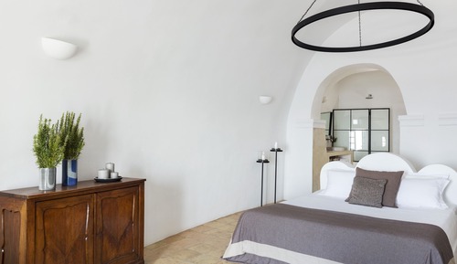 Suite estudio de luna de miel, piscina privada (Vasilicos)