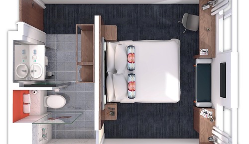 Loft, 2 double beds, non-smoking