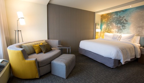 Habitación, 1 cama de matrimonio grande con sofá cama