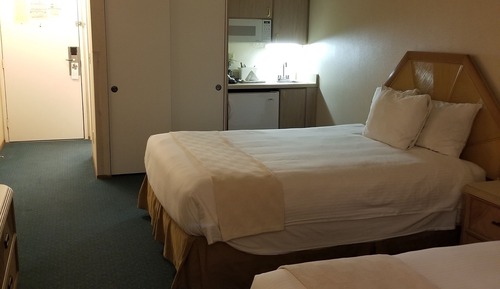 Habitación estándar, 2 camas de matrimonio, no fumadores, frigorífico y microondas