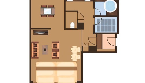 Habitación Royal, 2 habitaciones, fumadores