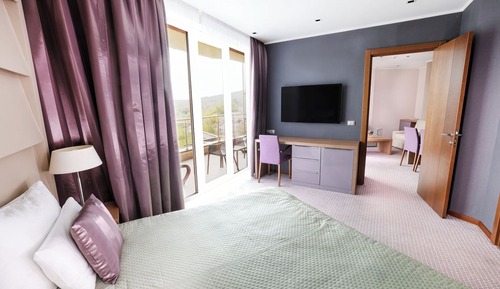 Suite de lujo, sauna, vistas a la ciudad