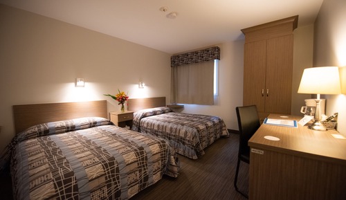 Habitación cuádruple, 2 camas dobles, baño privado