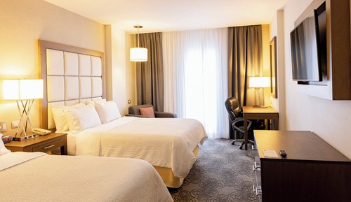 Habitación estándar, 2 camas de matrimonio, fumadores