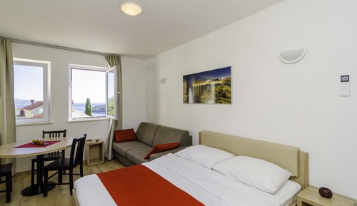 Estudio estándar, 1 cama de matrimonio, vistas al mar