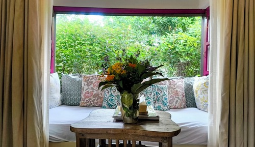 Habitación Deluxe doble, patio, vistas al jardín