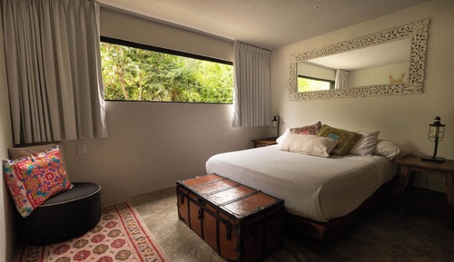 Estudio estándar, 1 cama de matrimonio grande, vistas al jardín