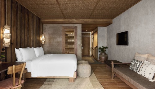 Habitación Premium, 1 cama de matrimonio grande, acceso a la piscina, vistas al jardín