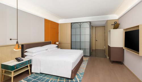 Habitación superior, 1 cama de matrimonio grande