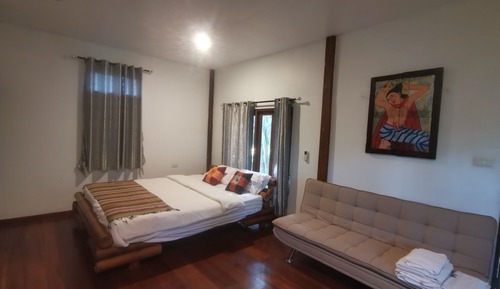 Habitación clásica doble, balcón, vistas al jardín