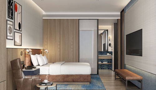 Suite familiar, 1 cama de matrimonio grande, vistas a la ciudad