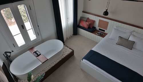 Habitación de lujo, balcón