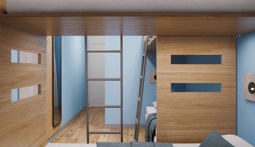 Habitación estándar (2 bunk beds)